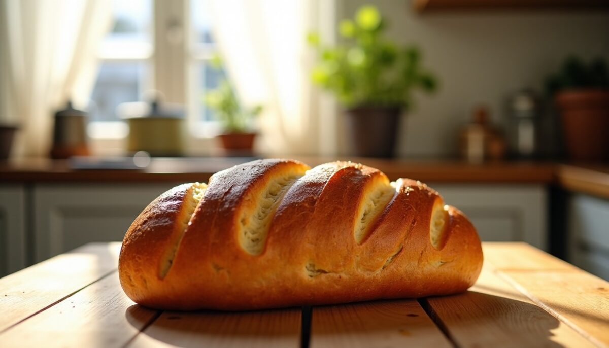 Délicieuse brioche moelleuse préparée avec du lait de soja Délicieuse brioche moelleuse préparée avec du lait de soja