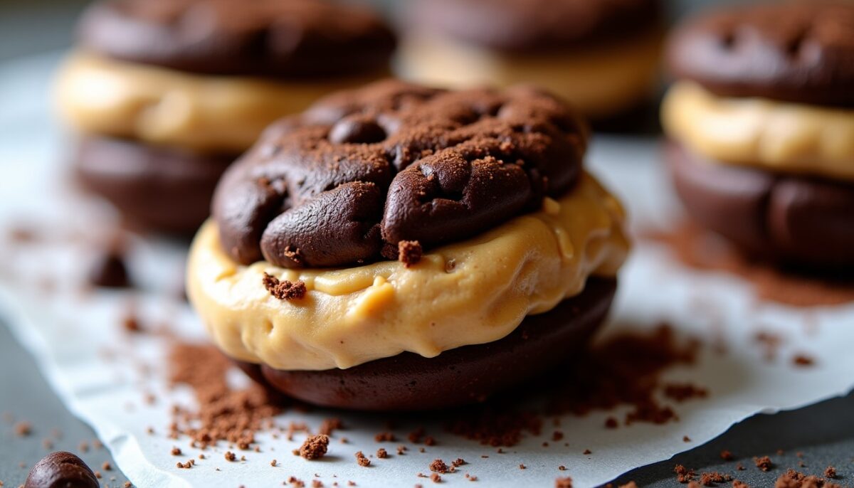 Whoopie pie géant chocolat, courge et noix : un dessert réconfortant et original