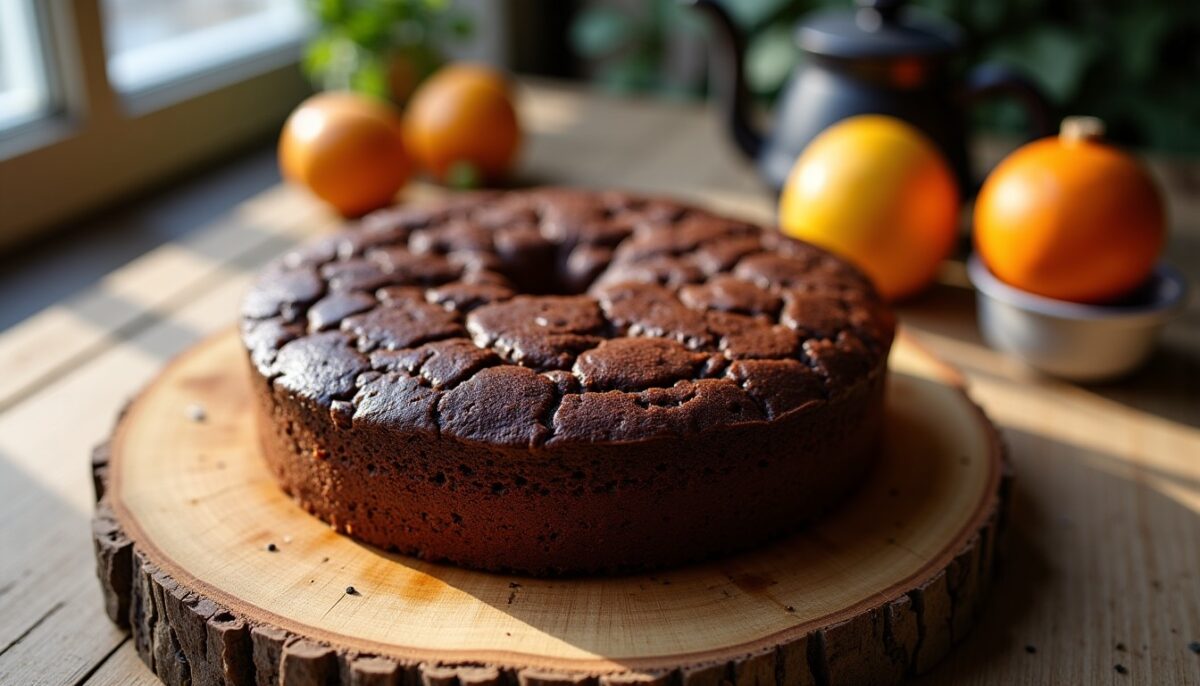 Délice aérien au chocolat et courge : gâteau sans beurre, sans sucre ajouté et sans gluten