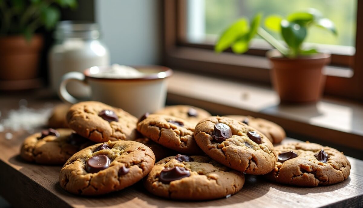 Délices Énergétiques : Biscuits Gourmands au Chocolat et Noisettes