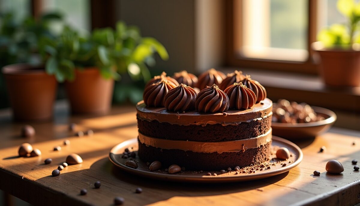 Gâteau à l'Exubérance Chocolatée : Une Explosion de Saveurs Intenses