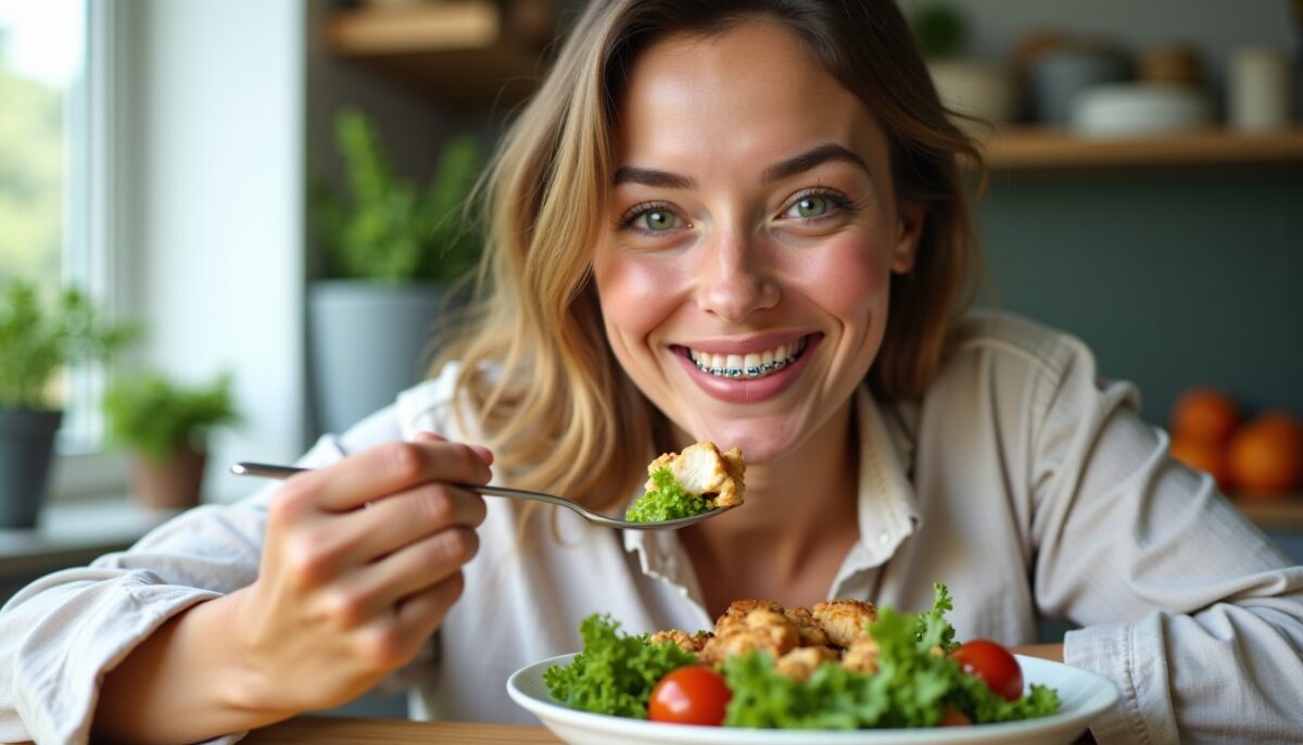 Manger sainement et sereinement avec un appareil dentaire à l’âge adulte
